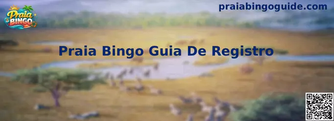 Vista ilustrativa de la guía de registro de Praia Bingo
