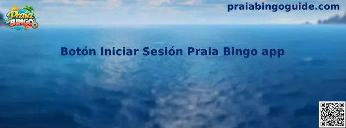 Botón Iniciar Sesión Praia Bingo app