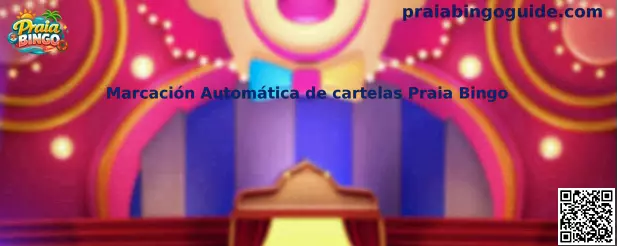 Guía visual sobre la Marcación Automática de cartelas Praia Bingo